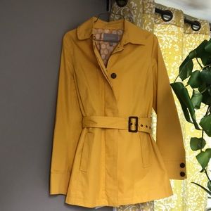 Banana Republic Yellow Trench